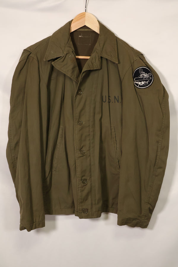 1940s US Navy USN PT Boot Torpedo Boat Crew Field Jacket Used