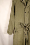 1940s, 36R, U.S. Army Combat Coveralls, PW (Prisoner of War) item, faded, used