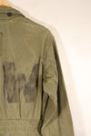 1940s, 36R, U.S. Army Combat Coveralls, PW (Prisoner of War) item, faded, used