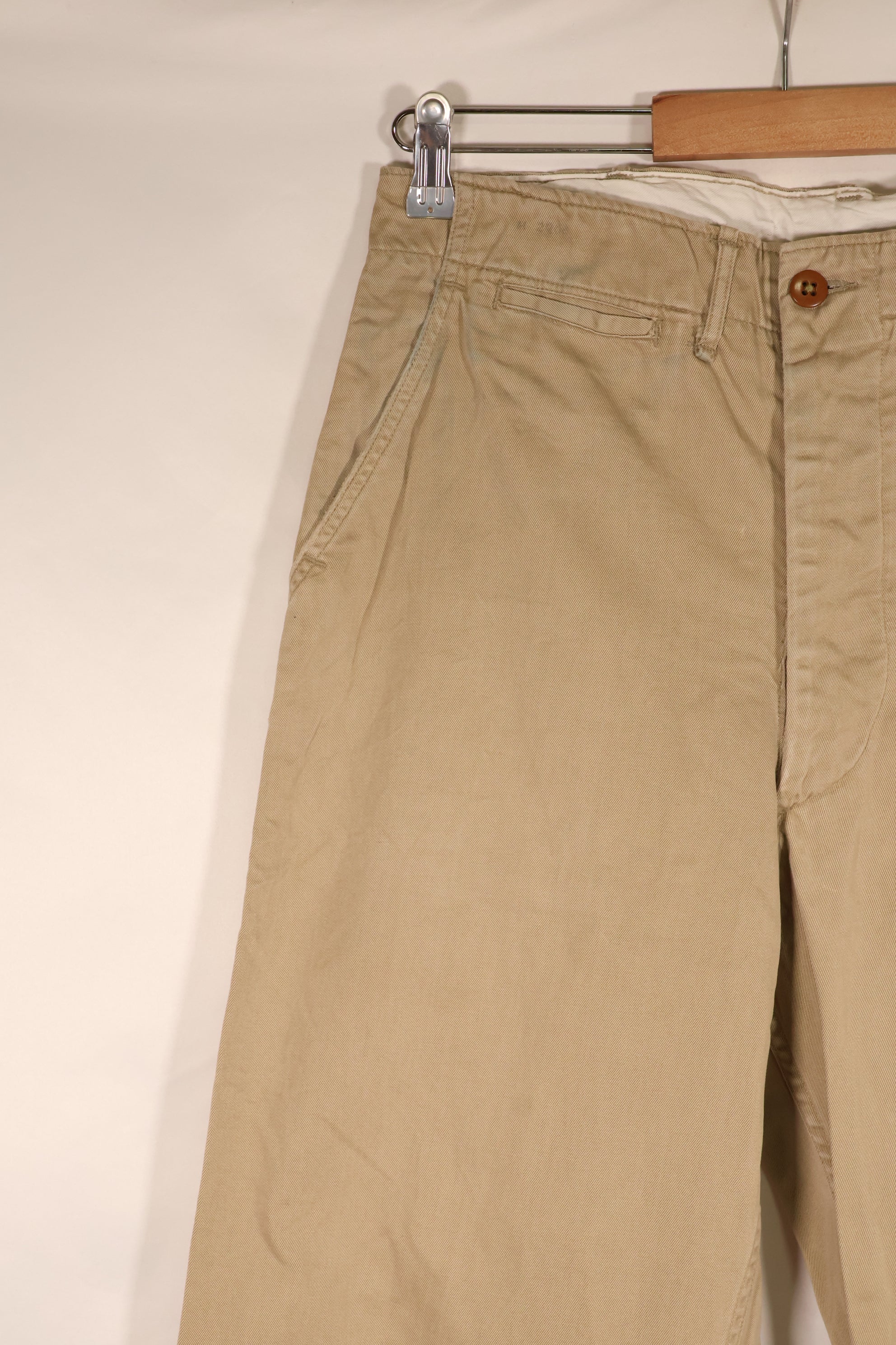 1940s, WWII, U.S. Army, Chino Pants, Service Uniform Pants, Used