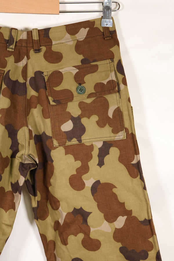 Real South Vietnam National Field Military Police Cloud Camouflage Top and Bottom Set, unused.