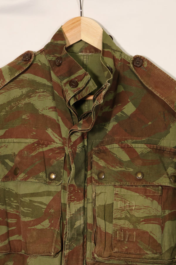 1950s French Army Lizard Camouflage TAP 47/56 Airborne Jacket Used