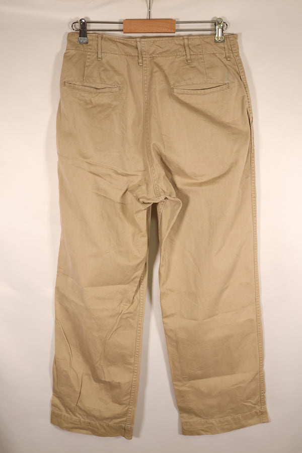 1940s, WWII, U.S. Army, Chino Pants, Service Uniform Pants, Used