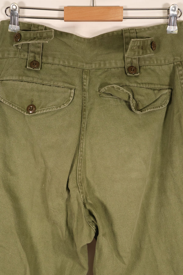 1967 Contract, Australian Army, OD Combat Pants, Slightly Faded, Used