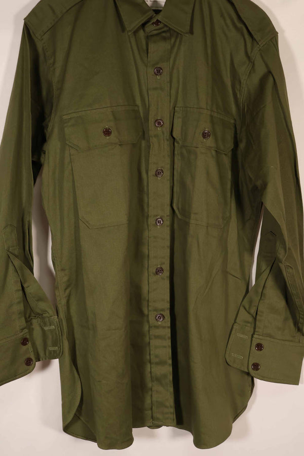 Real 1966 Deadstock Australian Army OD Fatigue Shirt 15 1/2 X32