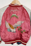 Real 1950s Japan Jacket Sukajan Reversible Zipper Damaged