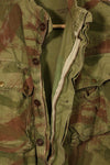 1950s French Army Lizard Camouflage TAP 47/53 Airborne Jacket with Israeli Stamp Used