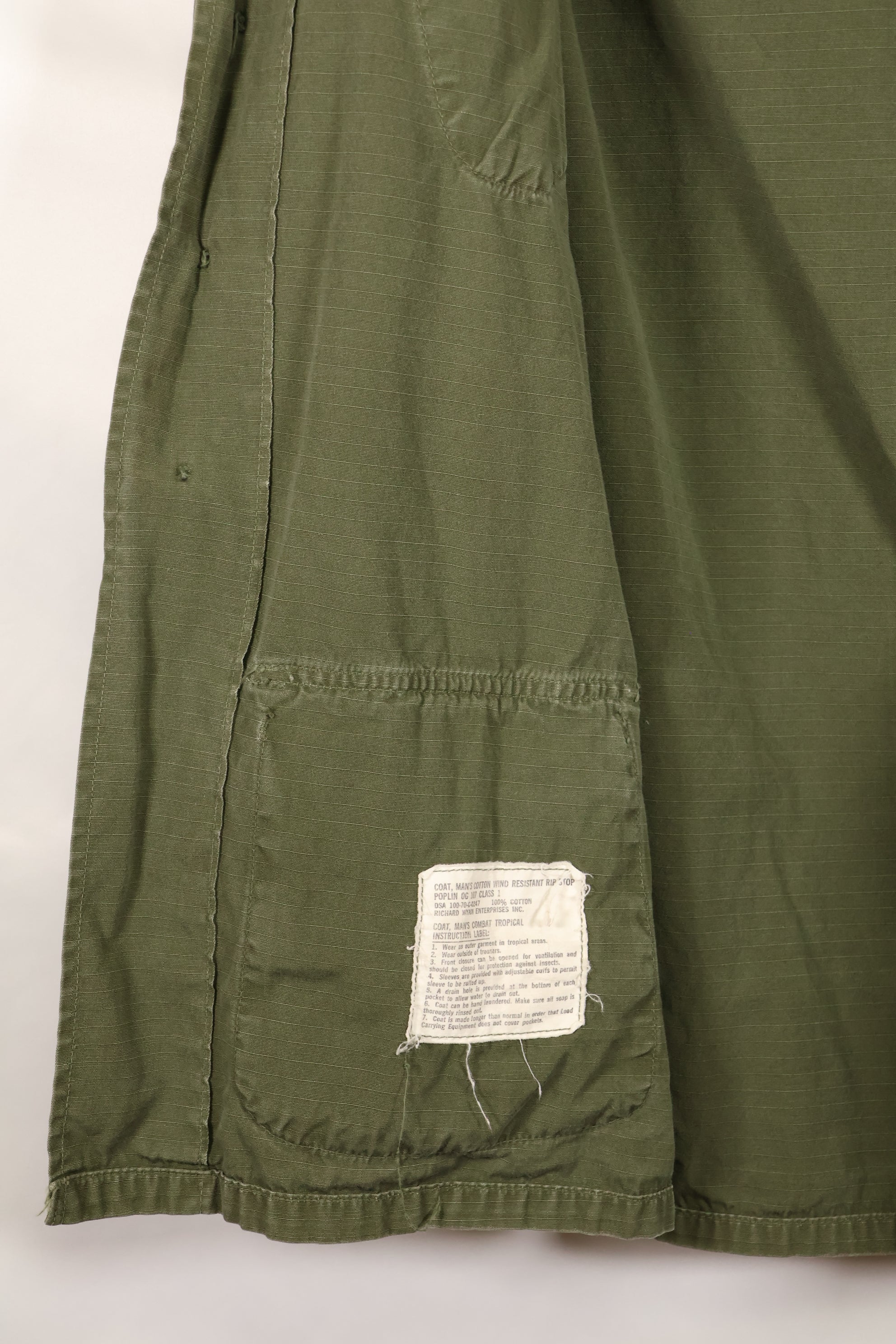 1970 Contract X-SMALL-REGULAR 4th Model Jungle Fatigue Jacket Used Film Company Release (Copy)