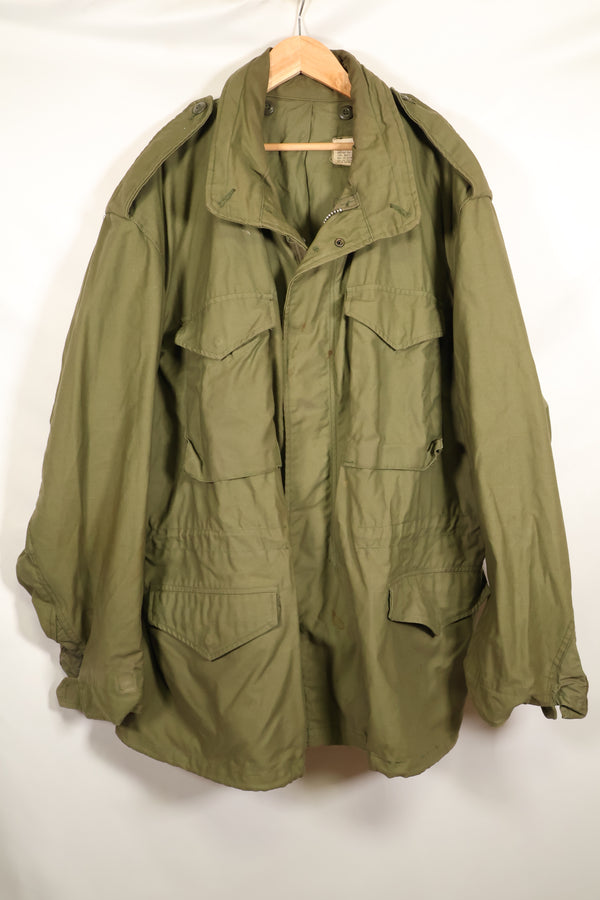 1970 Contract X-L-R 2nd Model U.S. Army M65 Field Jacket - Rare, Large Size - Used