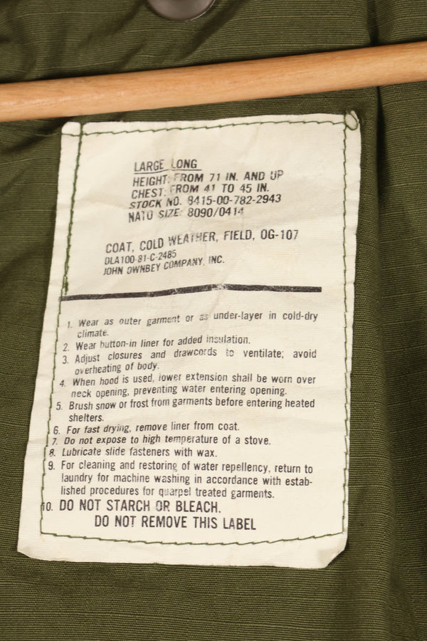 1981 Contract L-L M65 Field Jacket, Good Condition, Used