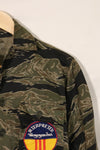 1960's Silver Tiger A-S Tiger Stripe Shirt with Patch, Interpreter Used