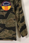 1960's Silver Tiger A-S Tiger Stripe Shirt with Patch, Interpreter Used
