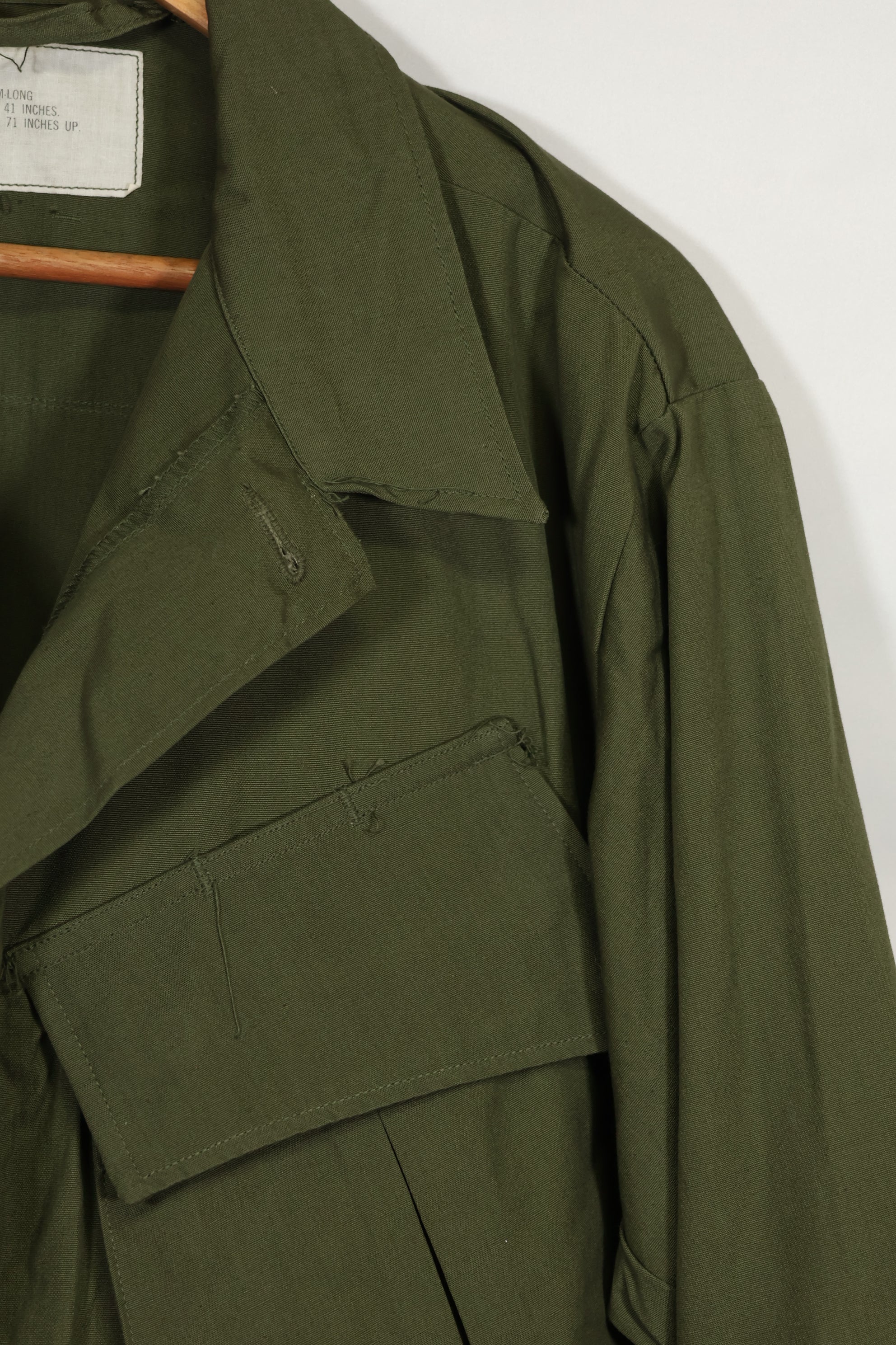 Circa 1966-67 Deadstock 3rd Model Jungle Fatigue Jacket M-L, in storage.