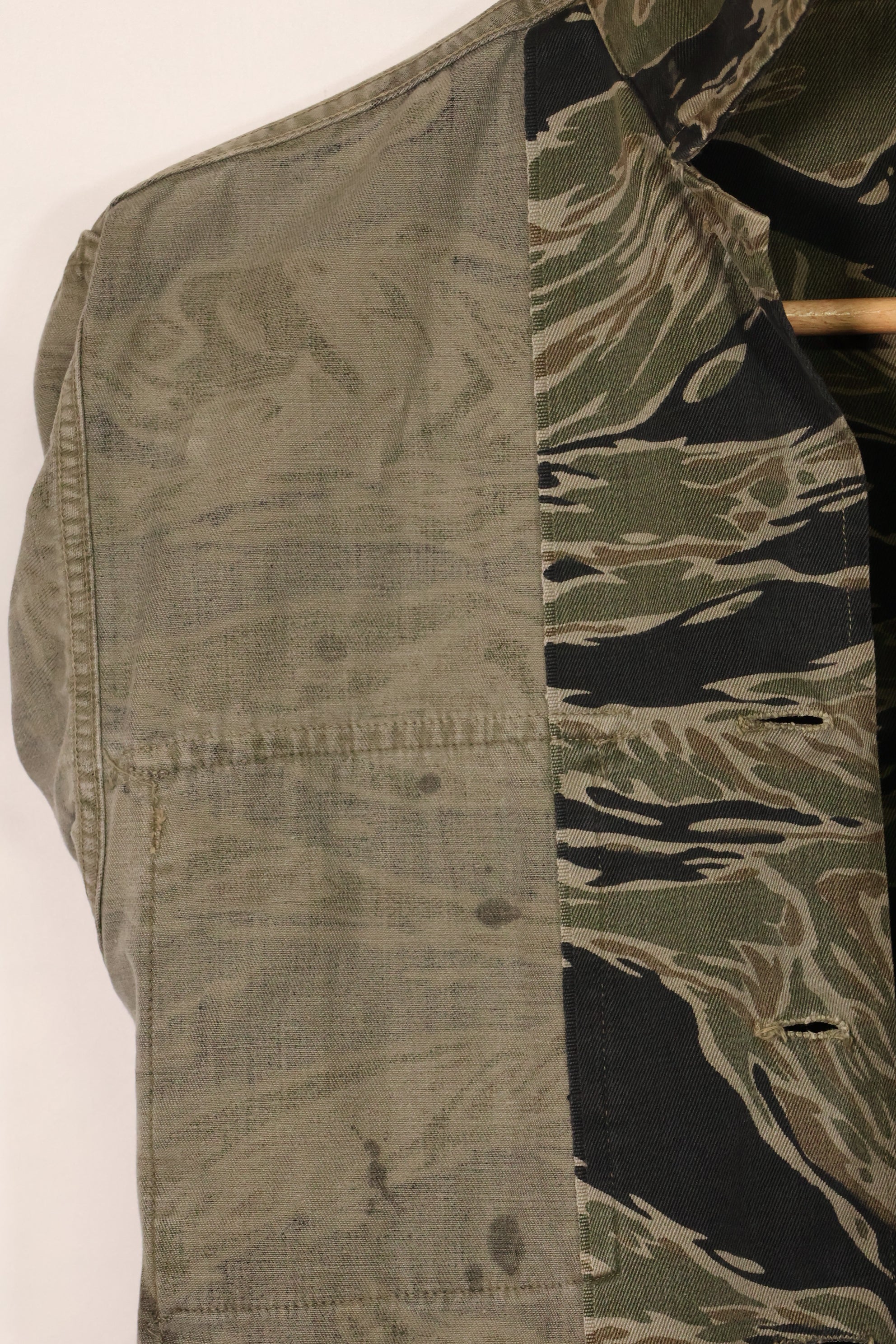 1960's Silver Tiger A-S Tiger Stripe Shirt with Patch, Interpreter Used