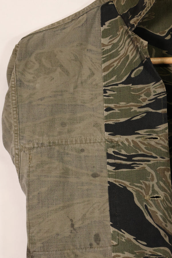 1960's Silver Tiger A-S Tiger Stripe Shirt with Patch, Interpreter Used