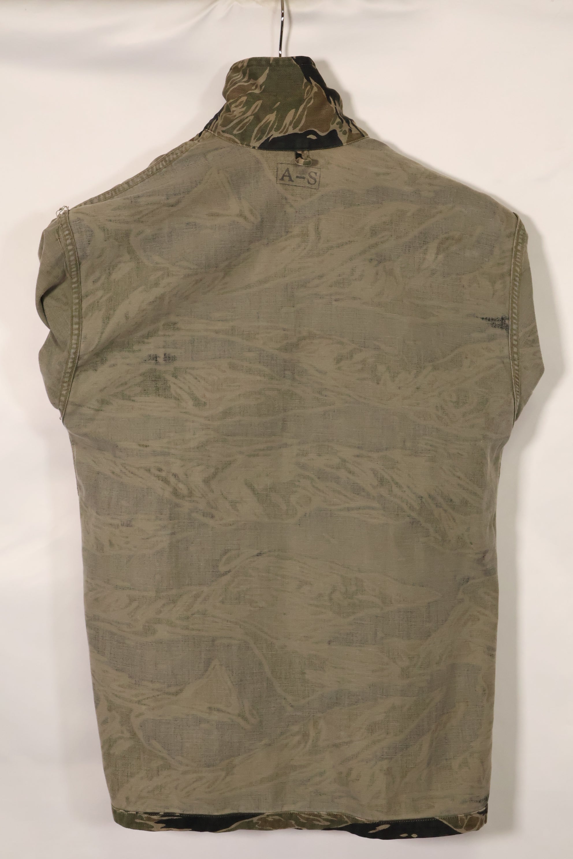 1960's Silver Tiger A-S Tiger Stripe Shirt with Patch, Interpreter Used
