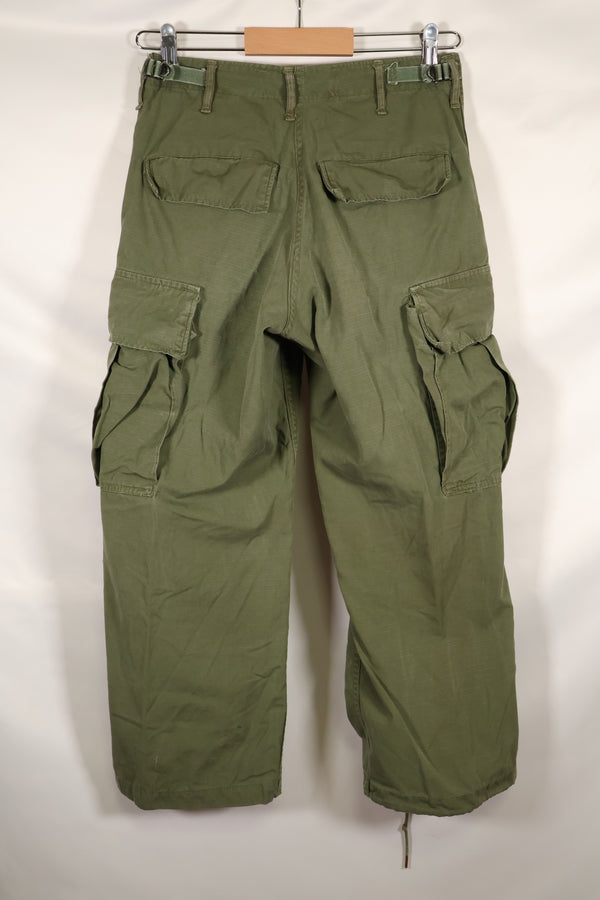 Circa 1969 XS-S size 4th Model Jungle Fatigue pants, used, released by film company