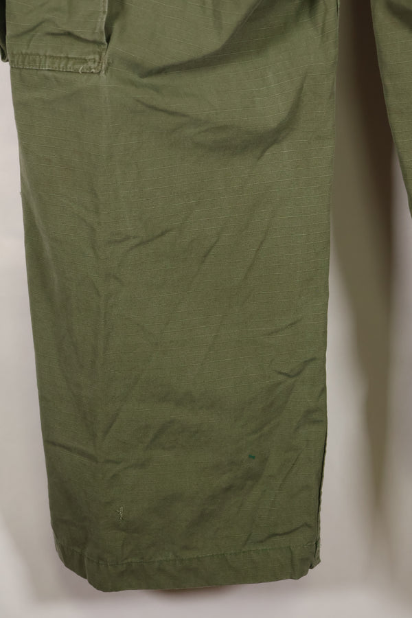 Circa 1969 XS-S size 4th Model Jungle Fatigue pants, used, released by film company
