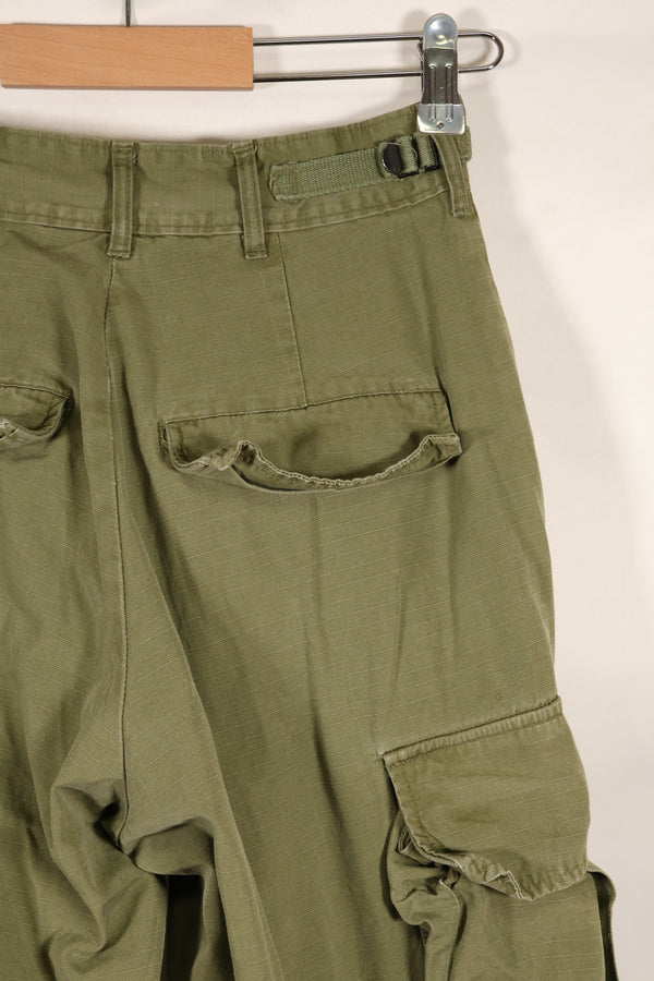 Circa 1967 XS-R size 4th Model Jungle Fatigue pants, used, released by a movie company.
