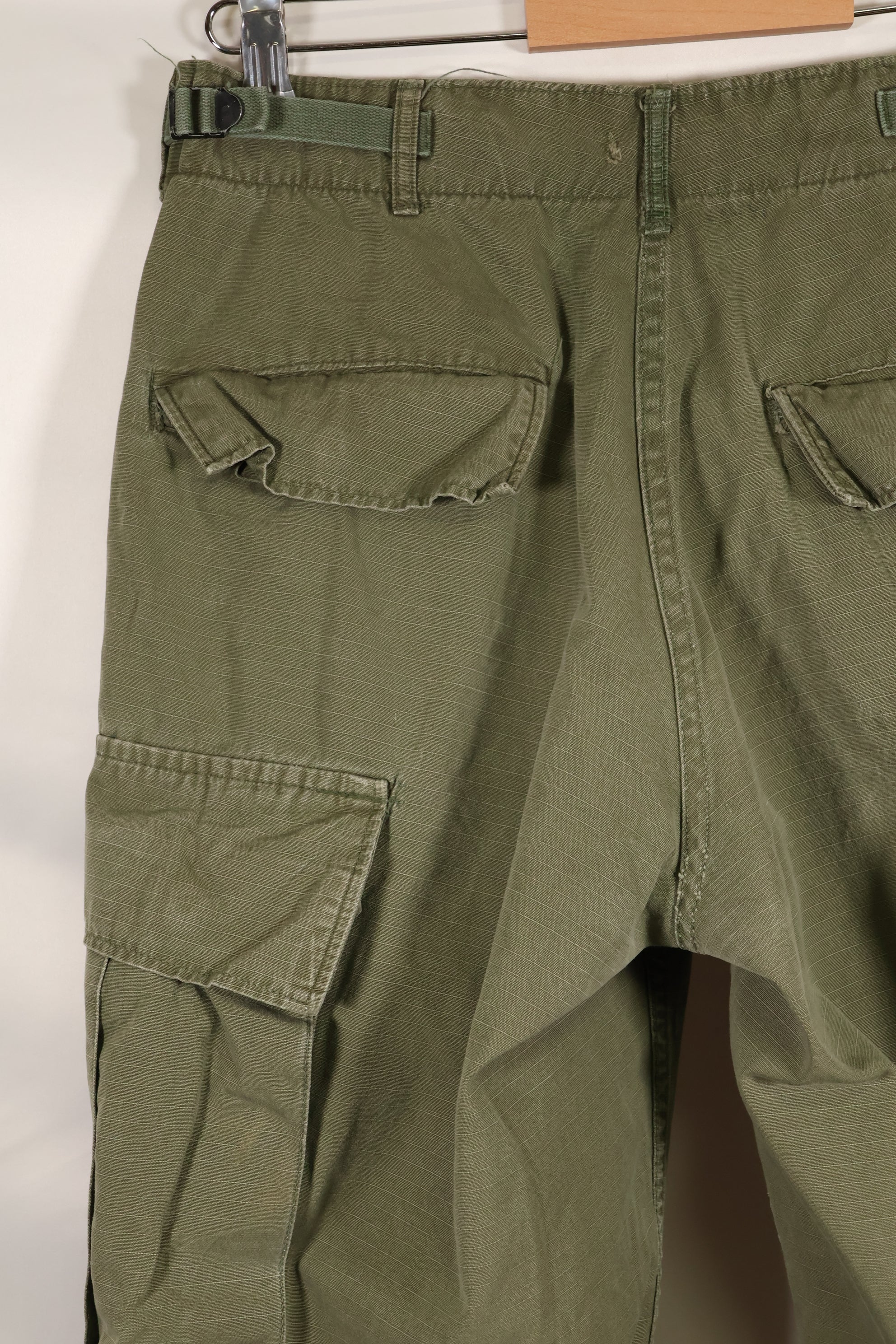 Circa 1969 Estimated size S-S 4th Model Jungle Fatigue pants, used, released by a movie company.