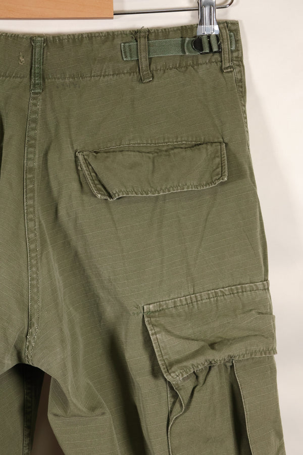 Circa 1969 Estimated size S-S 4th Model Jungle Fatigue pants, used, released by a movie company.