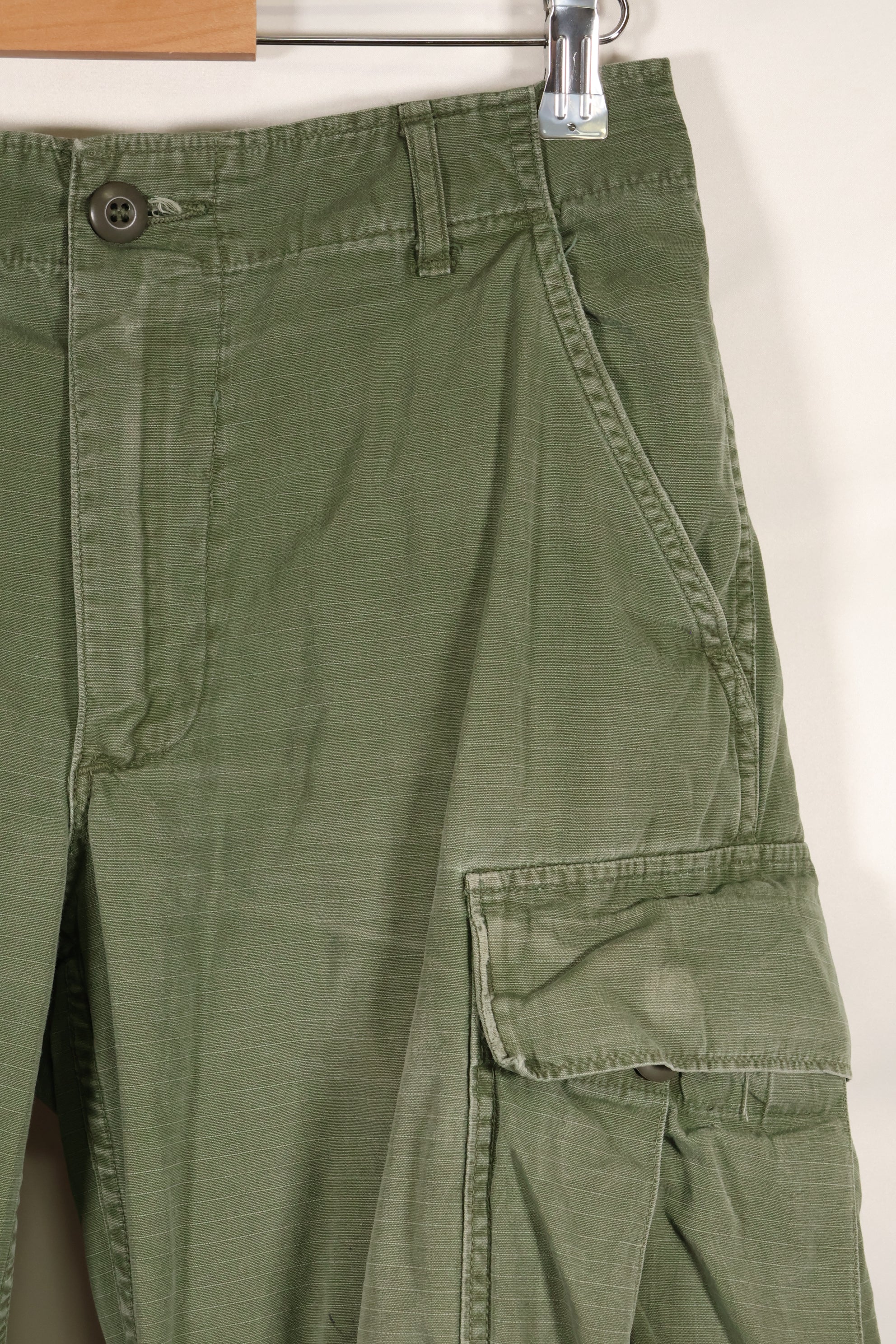 Circa 1969 S-R Size 4th Model Jungle Fatigue Pants, Used, Released by Film Company