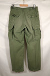 Circa 1969 S-R Size 4th Model Jungle Fatigue Pants, Used, Released by Film Company
