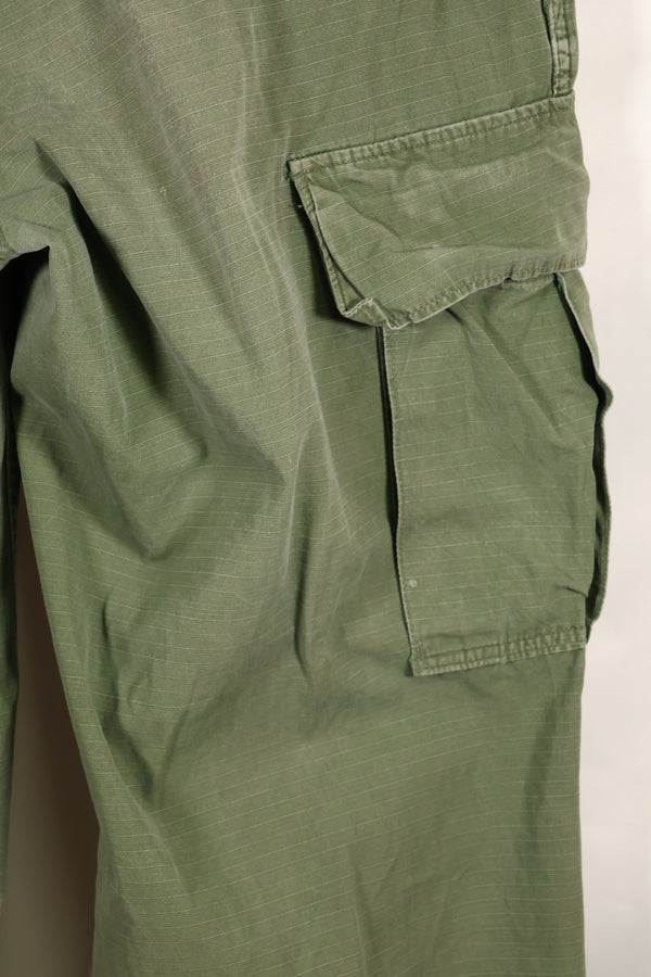 Circa 1969 S-R Size 4th Model Jungle Fatigue Pants, Used, Released by Film Company