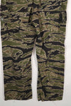 Real Late War Pattern Tiger Stripe Pants Light Weight Fabric A-L Used