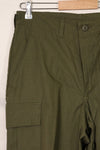 1960's Deadstock 4th Model Jungle Fatigue Pants, no size tag, never used, B