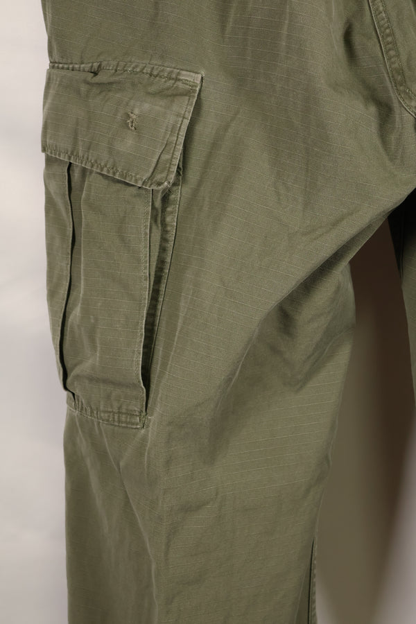 Circa 1969 S-R Size 4th Model Jungle Fatigue Pants, used, film company release B