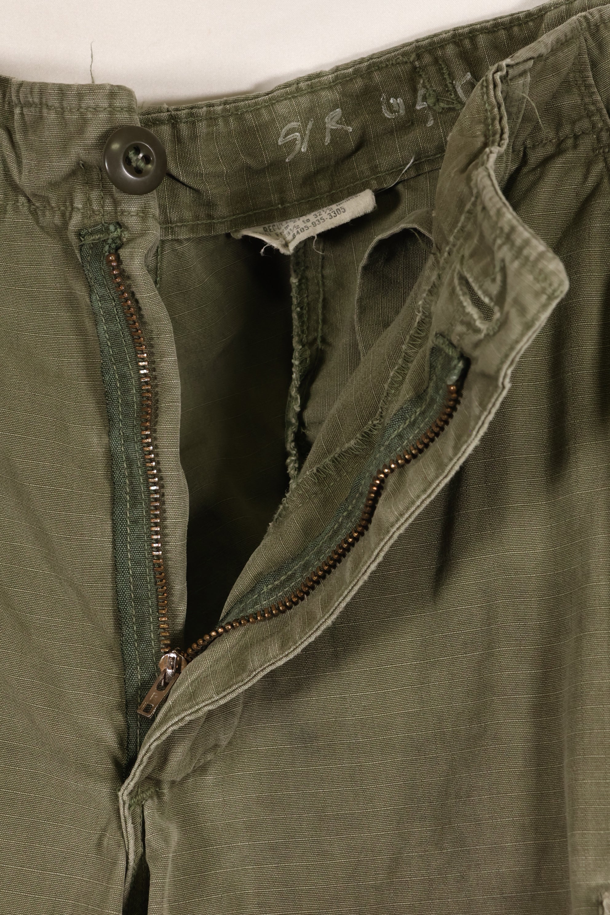 Circa 1969 S-R Size 4th Model Jungle Fatigue Pants, used, film company release, C