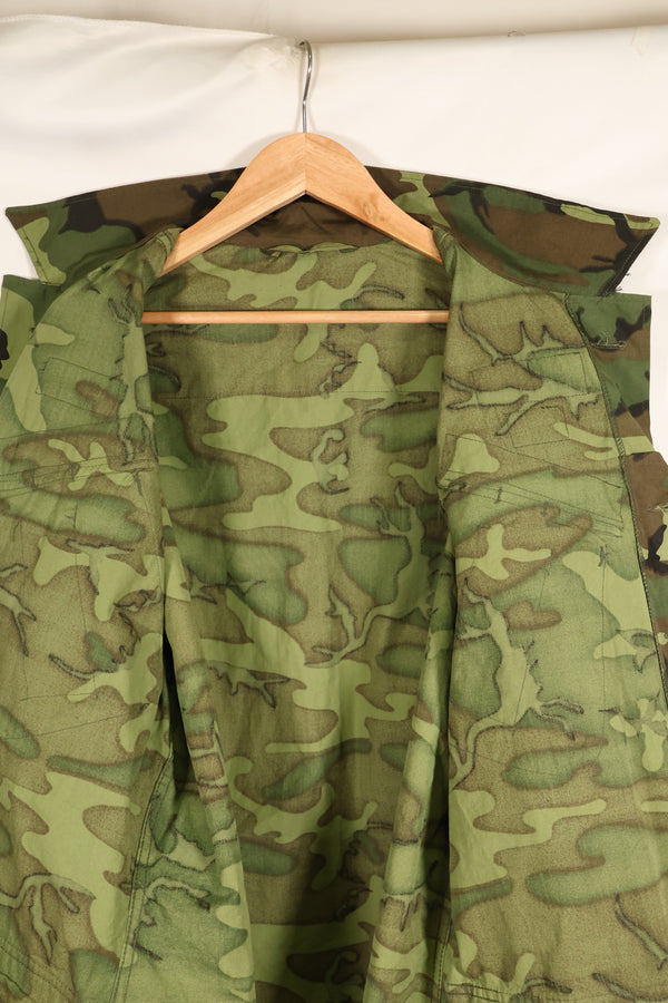 Circa 1966–67 | Estimated M-R | ERDL | Non-ripstop | Early print | Jungle fatigue jacket | Used