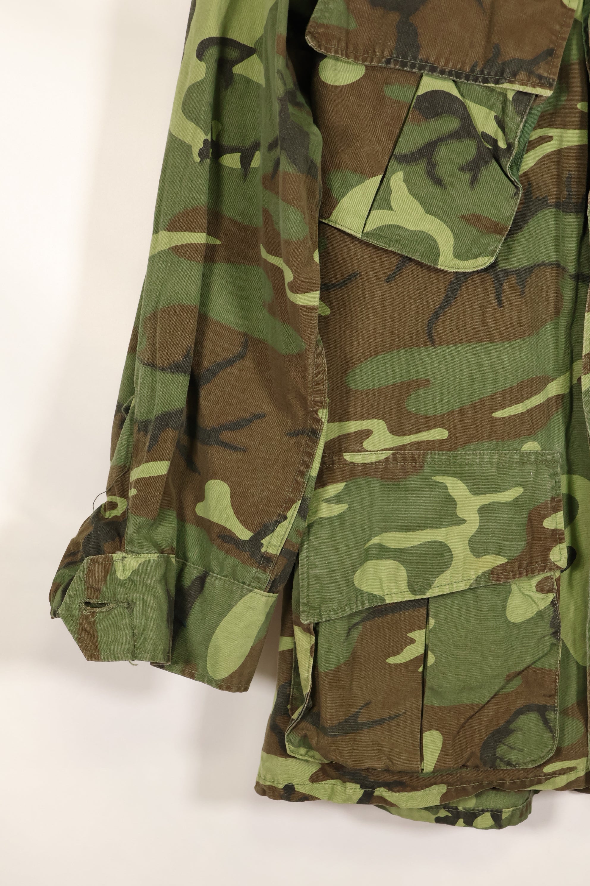 Circa 1966–67 | S-S | ERDL camouflage | Non-ripstop fabric | Early print | Minimal fading | Used
