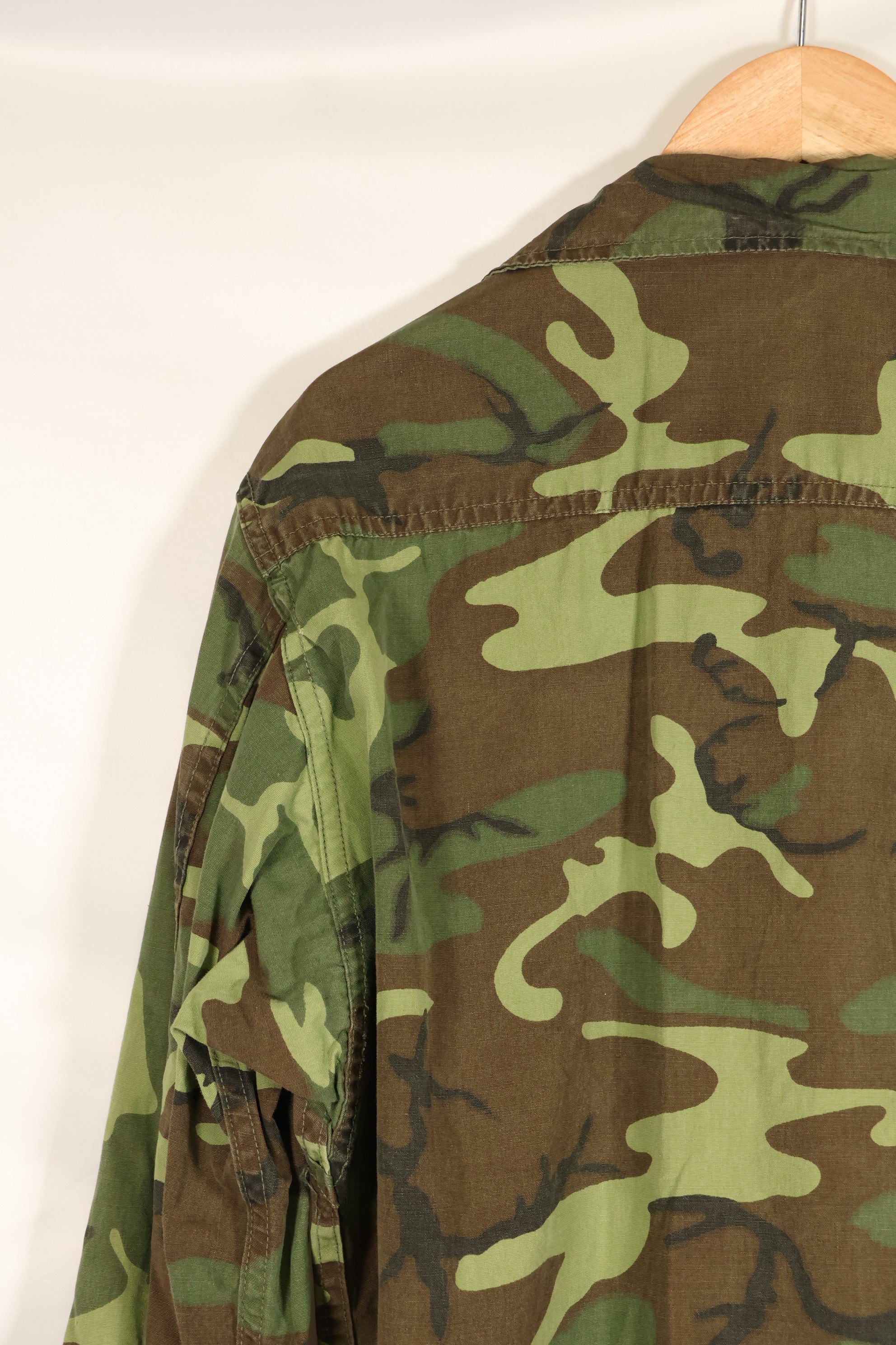 Circa 1966–67 | S-S | ERDL camouflage | Non-ripstop fabric | Early print | Minimal fading | Used