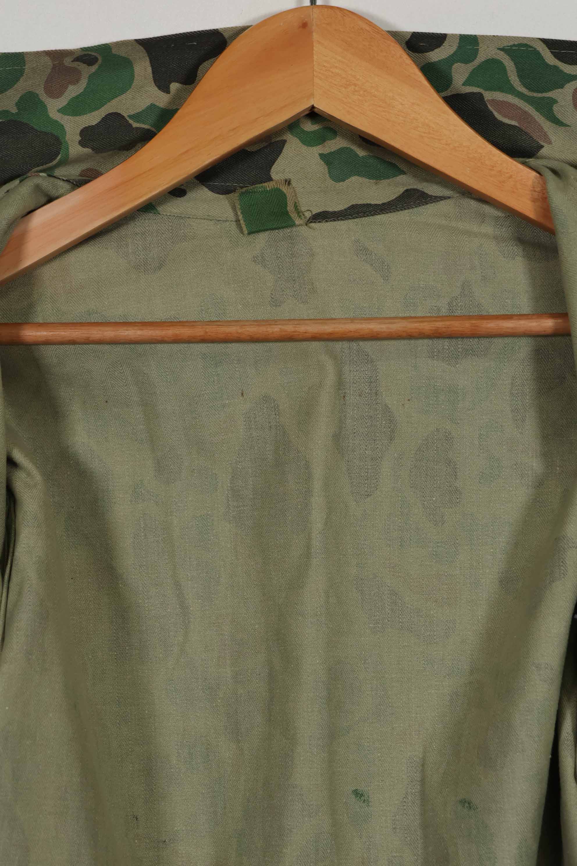 1980's Korean Army Frogskin camouflage HBT shirt, almost unused B