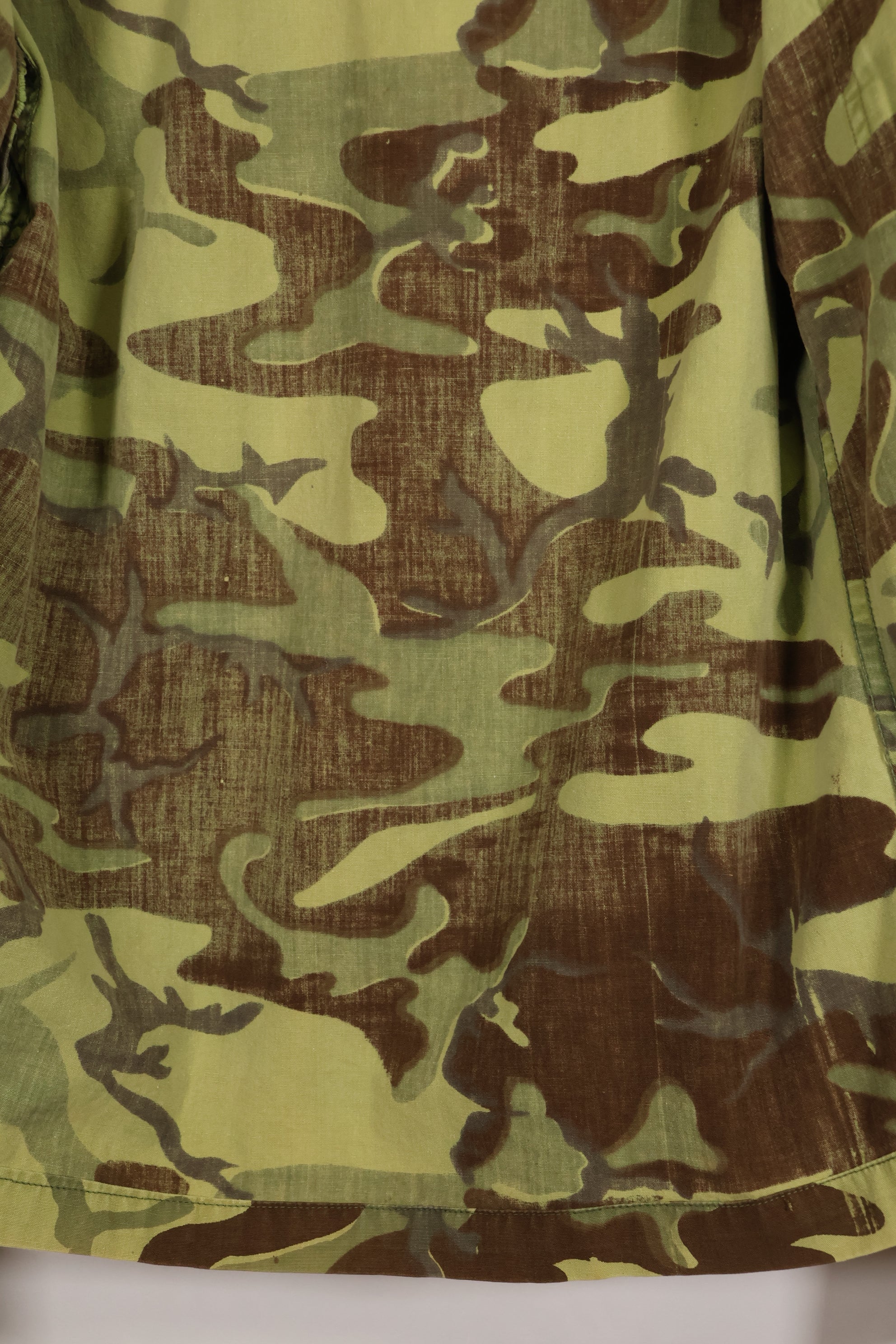 Estimated 1966 US Army Advisor 9th Infantry Division ERDL Leaf Camouflage, locally made, used.