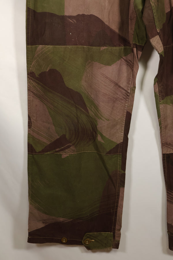 Real British Army SAS Trousers WINDPROOF Camouflage Pants Size No.5 Used