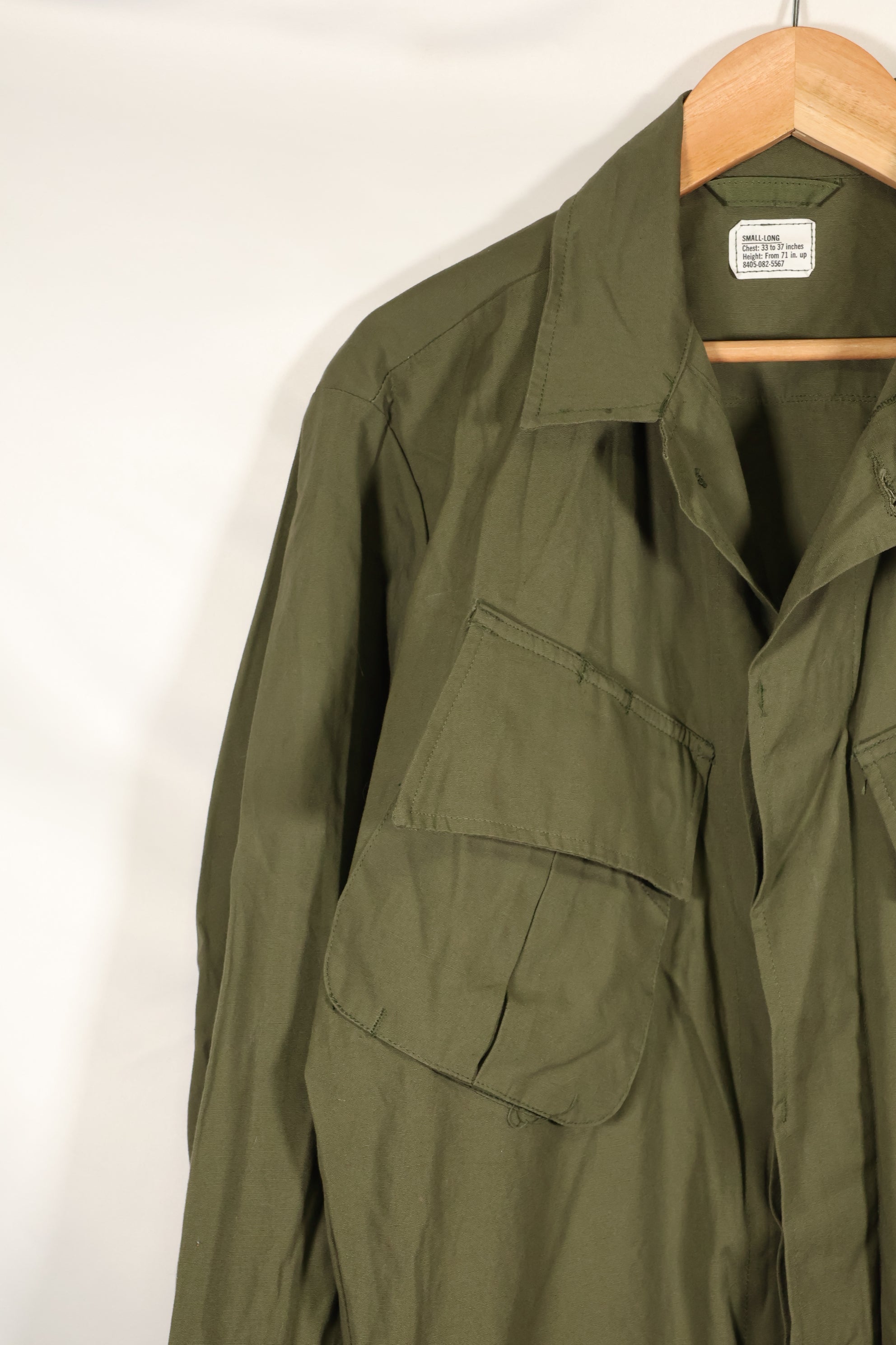 Circa 1967, Deadstock, S-L, 3rd Model Jungle Fatigue Jacket, Good Condition, NOS