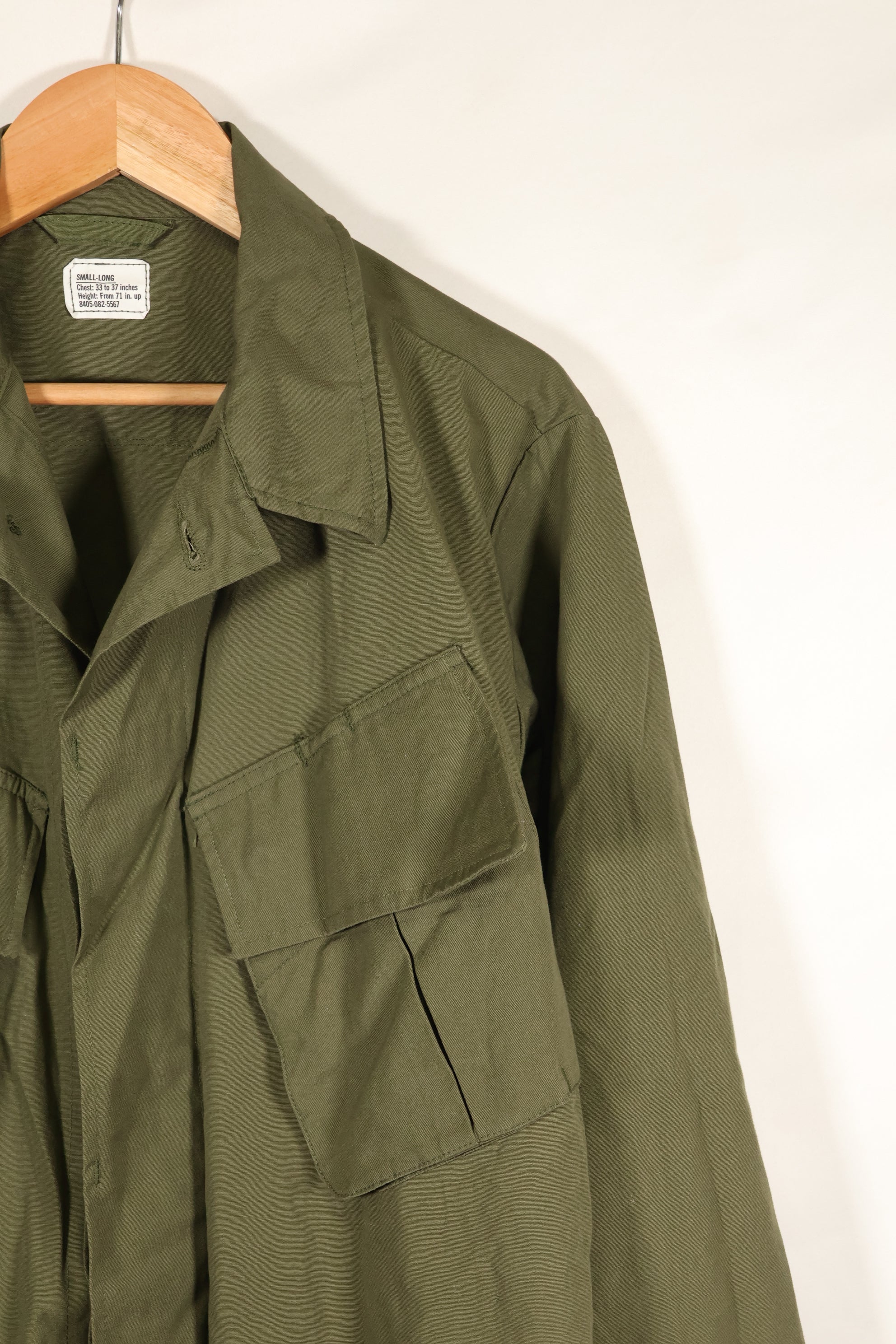 Circa 1967, Deadstock, S-L, 3rd Model Jungle Fatigue Jacket, Good Condition, NOS
