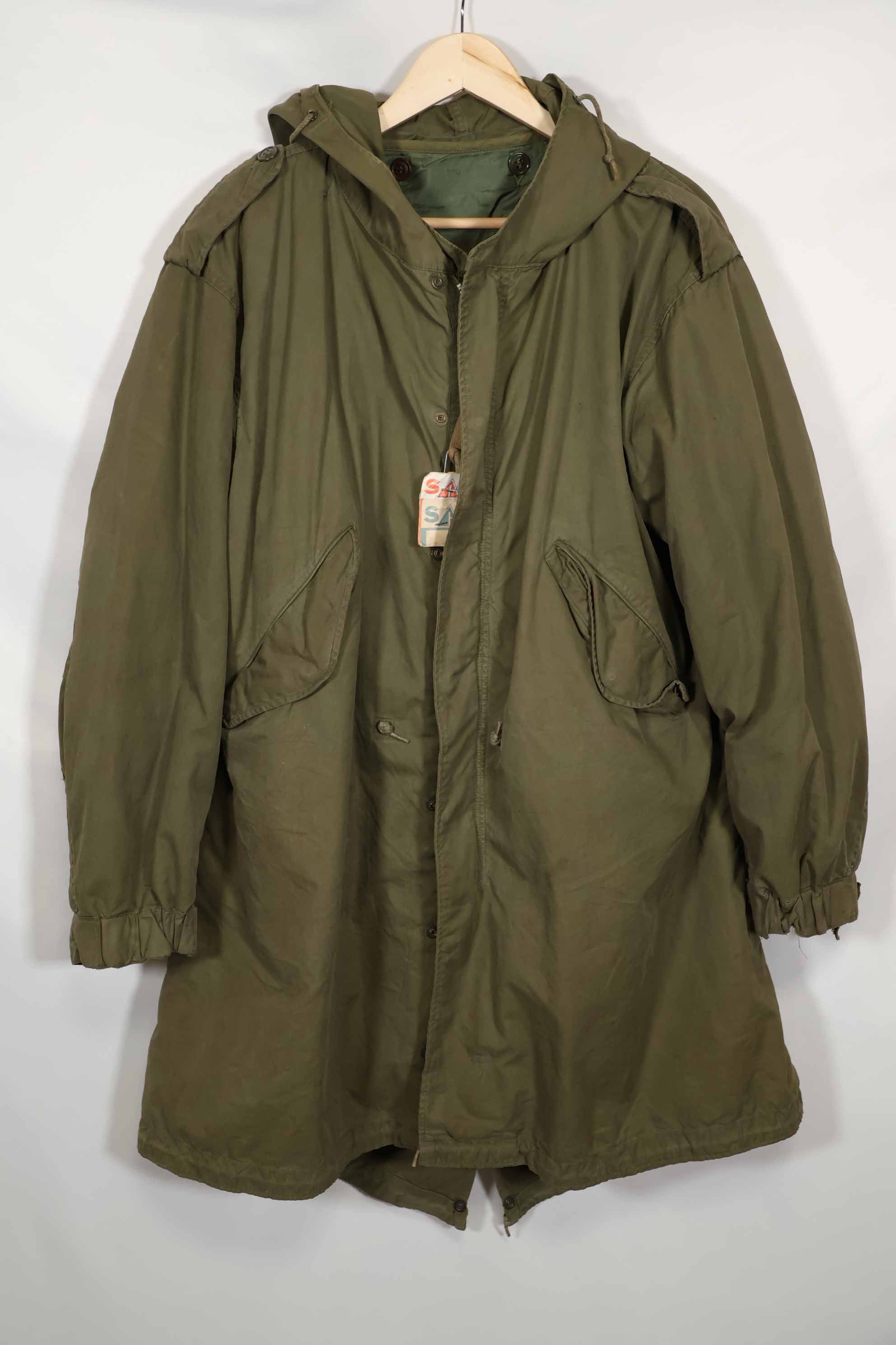 1950's U.S. Army M51 Field Parka Shell & Liner Set Used