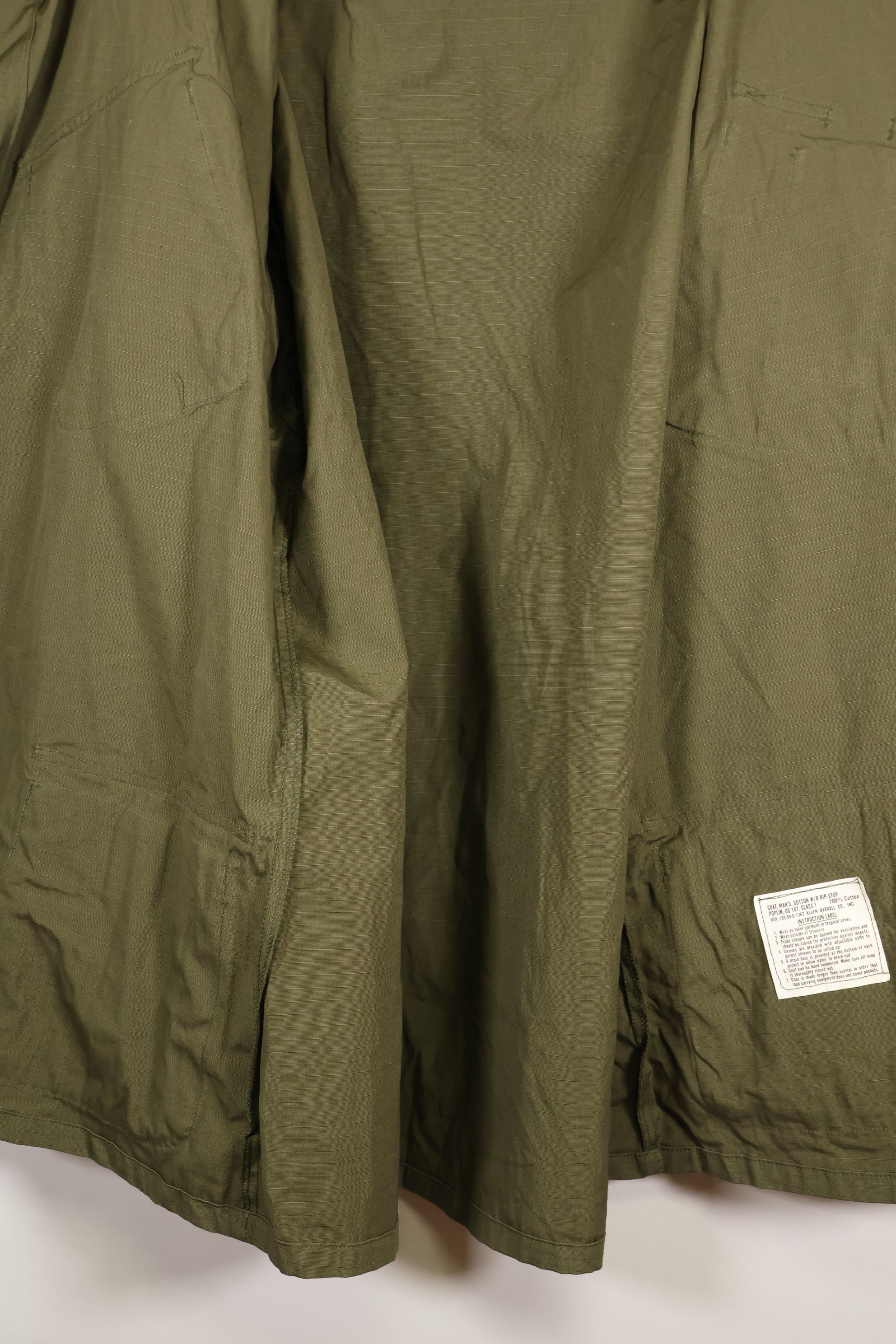 1969 Contract X-L-R Deadstock 4th Model Jungle Fatigue Jacket, Largest Size