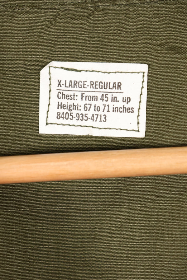 1969 Contract X-L-R Deadstock 4th Model Jungle Fatigue Jacket, Largest Size