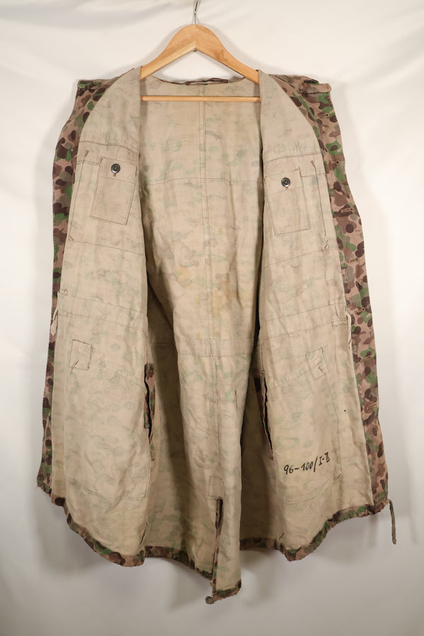 1960s–70s: M57 Austrian Army P-Pattern Camouflage Hoodie, Used, Grade A