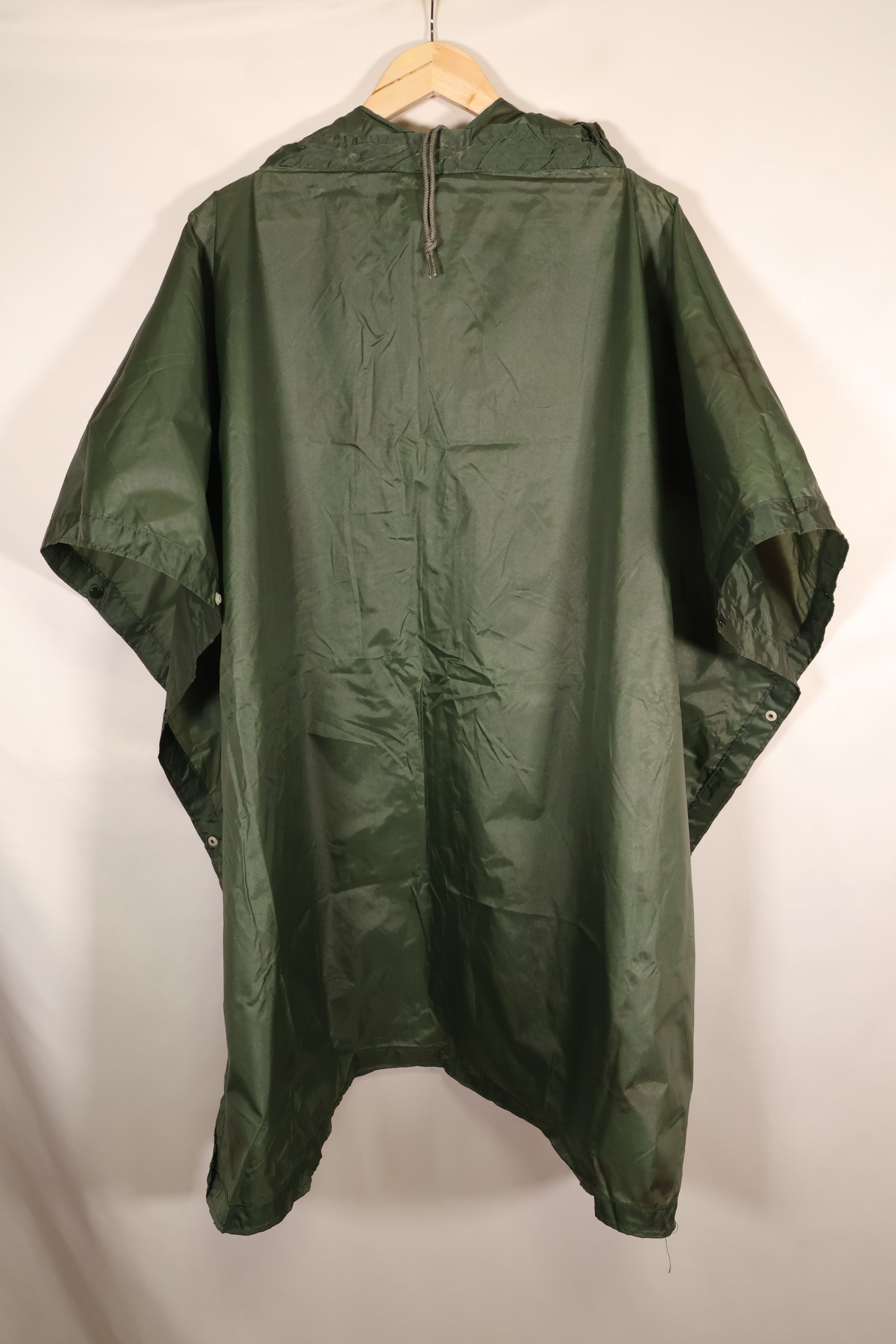 1967 Contract, Manufactured by Okinawa CISO, INDIGENOUS Rain Poncho, DAJ Contract Number, Rare Item Made in Japan