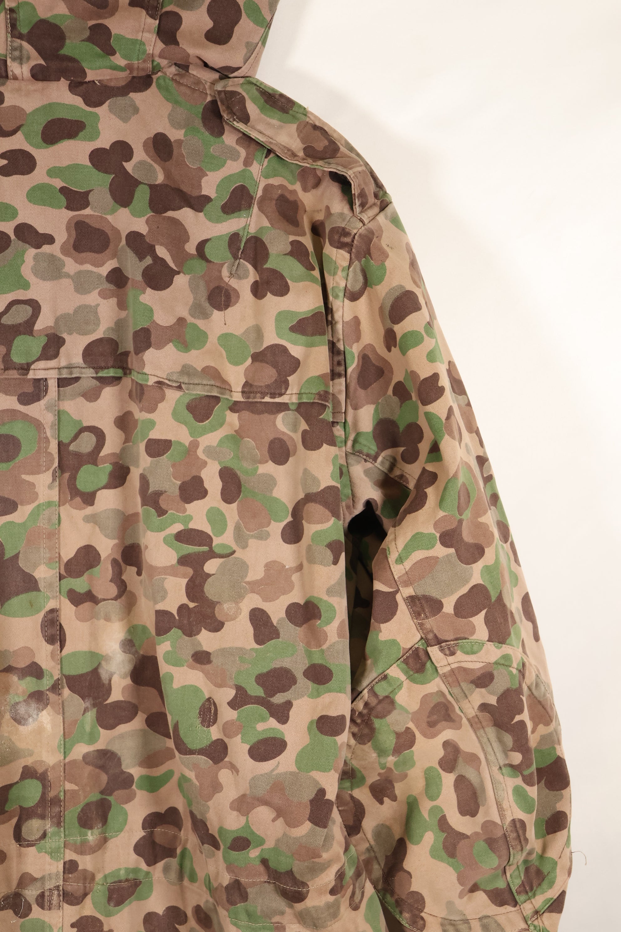 1960s–70s: M57 Austrian Army P-Pattern Camouflage Hoodie, Used, Grade A