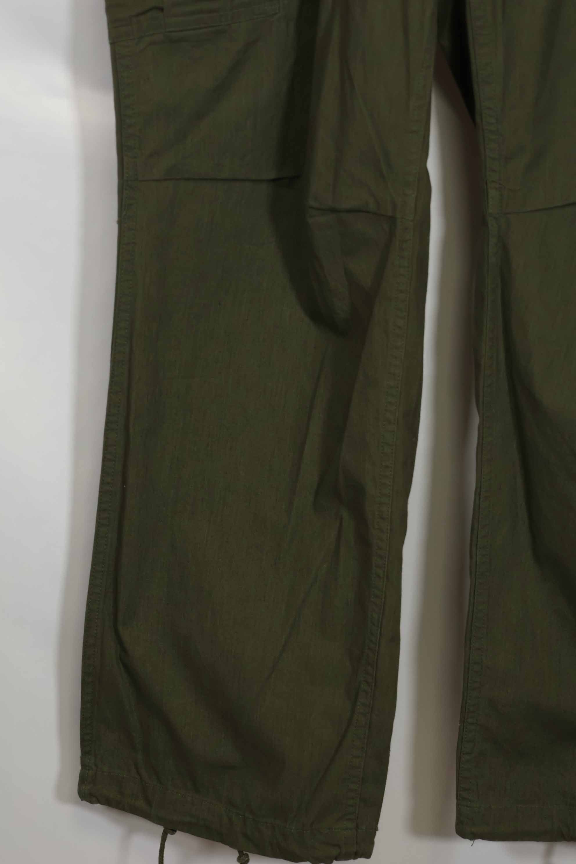 1966-1967 Deadstock 3rd Model Jungle Fatigue Pants L-R B