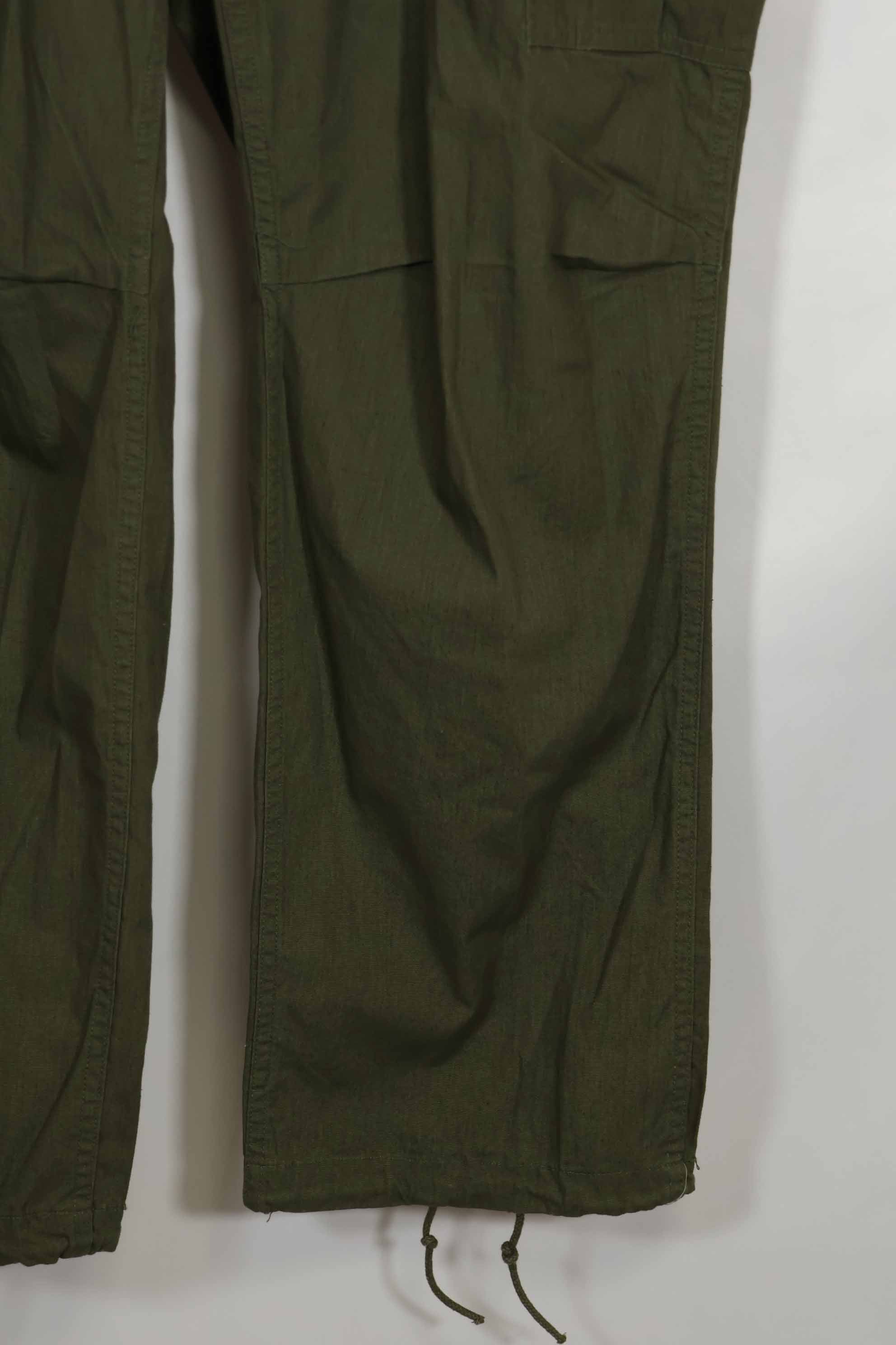 1966-1967 Deadstock 3rd Model Jungle Fatigue Pants L-R B