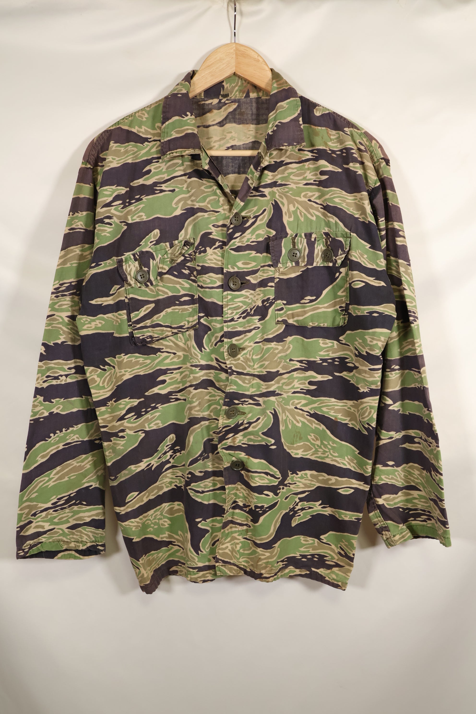 Real Movie Costume Late War Pattern US-Size Tiger Stripe Shirt Paramount Pictures