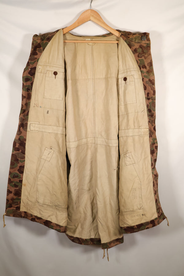 1960s–70s: M57 Austrian Army P-Pattern Camouflage Hoodie, Used, Size B